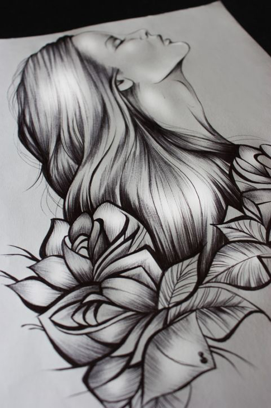 flower-drawing